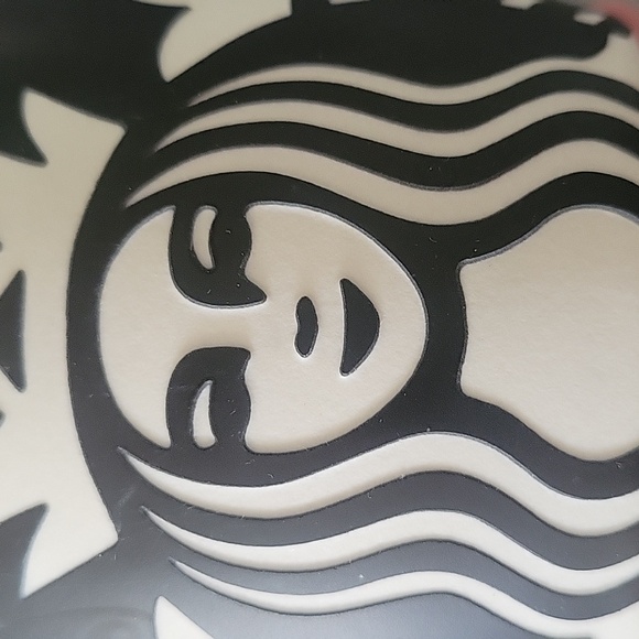 Starbucks Black and White Etched Siren Mug - Picture 6 of 8